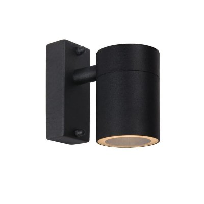 LUCIDE Applique murale cylindre Arne LED IP44 H11 cm - Noir