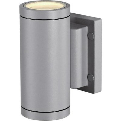 SLV Applique murale d'ext&eacute;rieur New Myra Wall Up & Down GU10 gris-argent