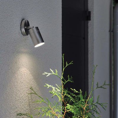 KONSTSMIDE Applique murale ext&eacute;rieure Modena Spot GU10 acier inoxydable 7598-000
