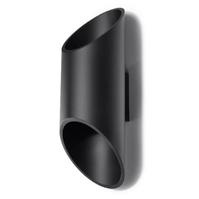 SOLLUX LIGHTING Applique murale PENNY - 2 spots - L. 10 x H. 30 cm - Aluminium - Noir