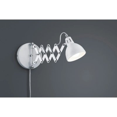  Applique murale Scissor avec abat-jour blanc mat