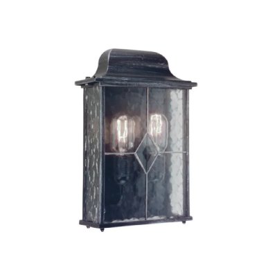ELSTEAD Applique Wexford 34 cm, noir / argent