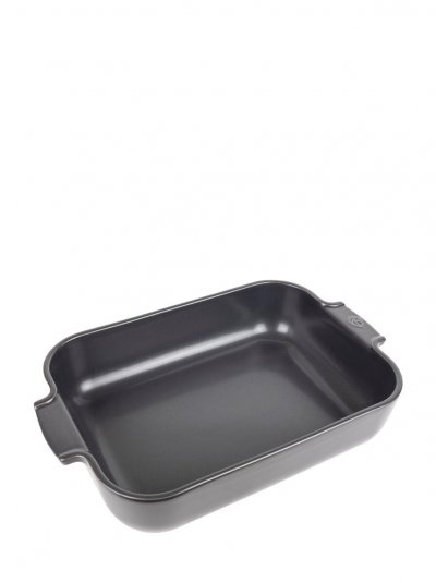 PEUGEOT Appolia Plat four c&eacute;ramique rectangle ardoise 36 cm - 14.25in