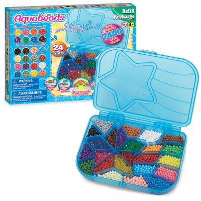 Aquabeads&reg; Jeu de bricolage enfant m&eacute;ga recharge 2400 perles