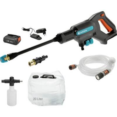 GARDENA AquaClean 24/18V Premium Set Nettoyeur moyenne pression 24 bar