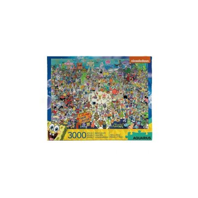  Aquarius Bob l&acute;&eacute;ponge puzzle Bikini Bottom (3000 pi&egrave;ces)- - Puzzle