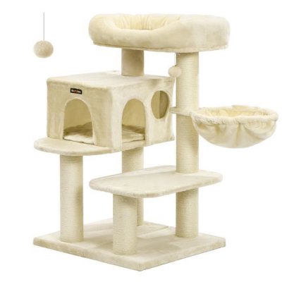 FEANDREA Arbre &agrave; chat 112 cm beige