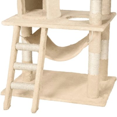 HELLOSHOP26 Arbre &agrave; Chat 141 cm beige 3708126