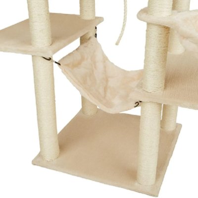 HELLOSHOP26 Arbre &Agrave; Chat 165 Cm Beige  3708097