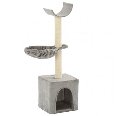VIDAXL Arbre &Agrave; Chat Avec Griffoirs En Sisal 105 Cm Gris