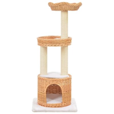 HELLOSHOP26 Arbre &agrave; chat  - 94 cm - Naturel