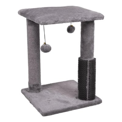 FLAMINGO Arbre &agrave; chat UNA, 35 x 35 x 48.5 cm Sno 3 gris , griffoirs pour chat.