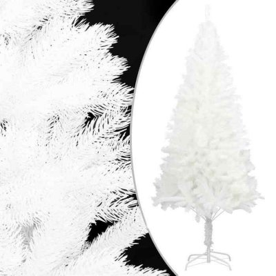 Arbre de no&euml;l artificiel aiguilles r&eacute;alistes blanc 120 cm
