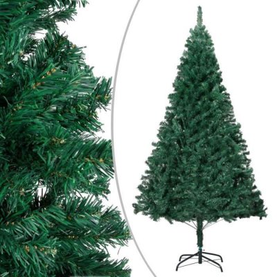 Arbre de no&euml;l artificiel avec branches &eacute;paisses vert 150 cm pvc