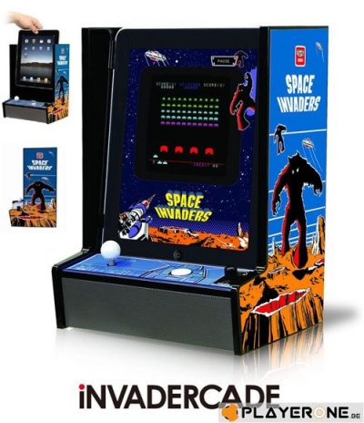  Arcade Cabinet Invaderade 'space Invaders' Pour Ipad/Ipad 2