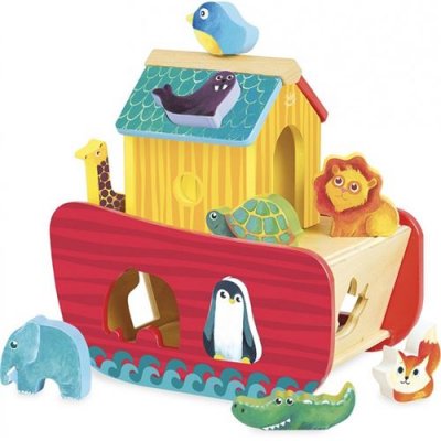 VILAC Arche des animaux des formes en bois