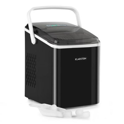 KLARSTEIN Arctic Porter - Machine &agrave; gla&ccedil;ons sph&eacute;riques 12kg/24h - Sans BPA - Acier inoxydable - Noir 