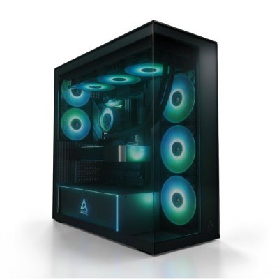 ARCTIC  Xtender (Black) bo&icirc;tier midi tower