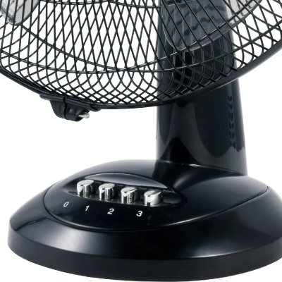ARDES  Style AR5S41 Ventilateur 40 cm Noir avec des touches chrom&eacute;es