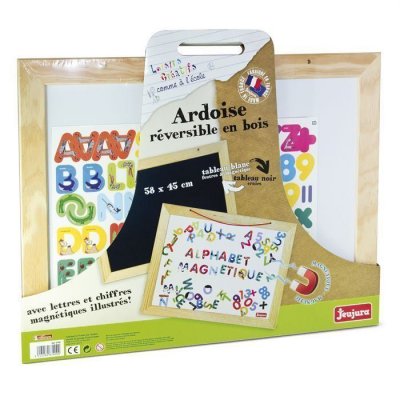 JEUJURA Ardoise en Bois Abc et Chiffres