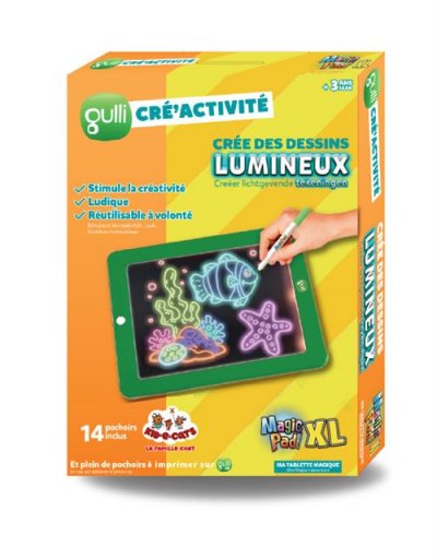 MAGIC PAD Ardoise magique &eacute;lectronique Gulli Cr&eacute;a Activit&eacute; XL