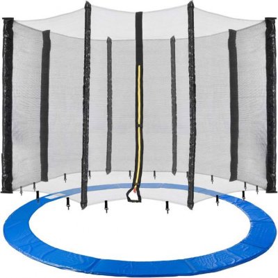AREBOS  Coussin de Protection pour Trampoline 366 cm + Filet pour 8 tiges
