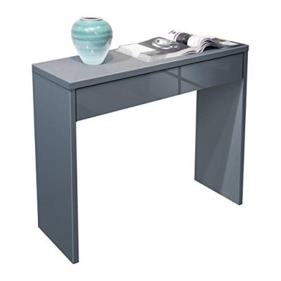 Arena console style contemporain gris brillant - l 109 cm ARENACOGR