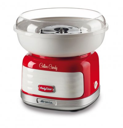 ARIETE  Cotton Candy Machine &agrave; Sucre Fil, 450 W, Rouge
