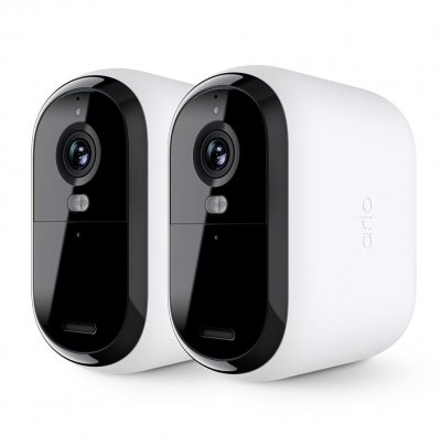 ARLO  Essential 2K XL Cam&eacute;ra de s&eacute;curit&eacute; ext&eacute;rieure, pack de 2 - Neuf
