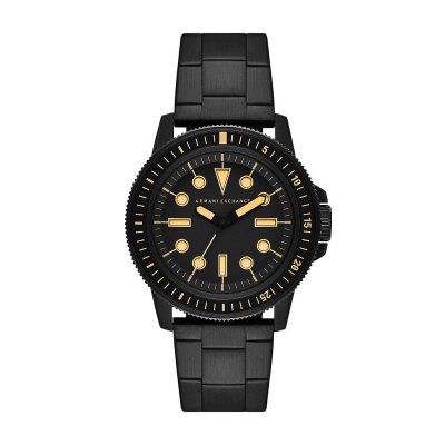ARMANI EXCHANGE  Montre Noir Analogique Hommes Leonardo Ax1855