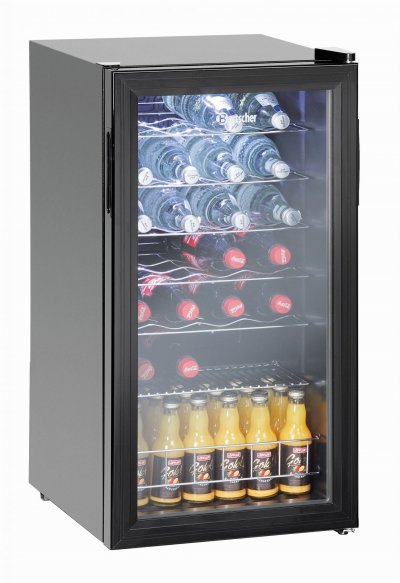 Armoire &agrave; Boissons Noire 88 L 28 Bouteilles Bartscher 700182G