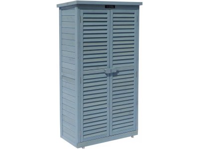 HABITAT ET JARDIN Armoire de jardin ""Space"" - 87 x 46.5 x 160 cm - Bleu ciel