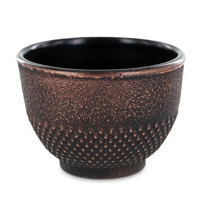 AROMANDISE  Tasse en fonte noir et bronze - 0,15 L