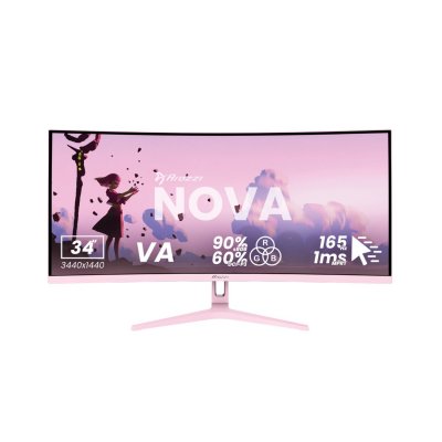 AROZZI  Nova Curved 34"" VA, 165Hz - Rose