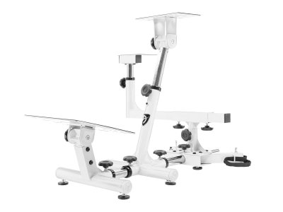 AROZZI  Velocit&agrave; Steering Wheel And Pedals Stand Argent&eacute;
