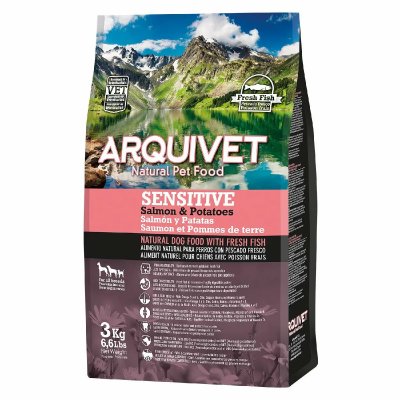 ARQUIVET  Chien Sensible Saumon Et Pomme De Terre 3 Kg