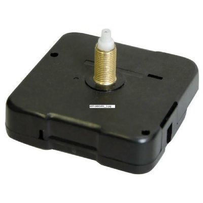 ARTEMIO  14001495 M&eacute;canisme Horloge &agrave; pile, Plastique, Noire, 5,5 x 3,8 x 5,5 cm