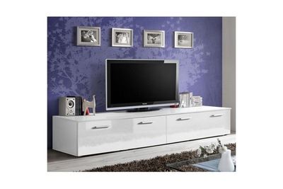 PARIS PRIX ASM Banc TV - Duo - 200 Cm X 35 Cm X 45 Cm - Blanc