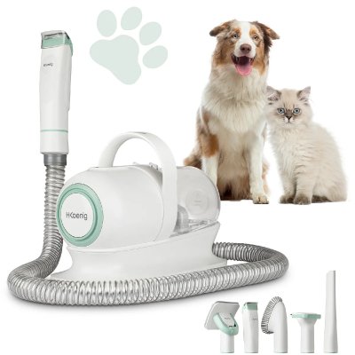 H.KOENIG Aspirateur &agrave; main pour toilettage animaux H. Koenig PAW400 300 W Blanc