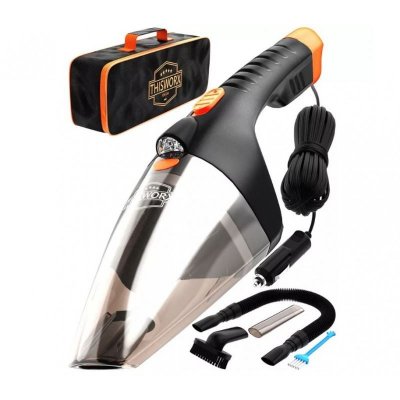  Aspirateur &agrave; Main Pour Voiture De 110 W Noir Twc02 Black De This Workx 