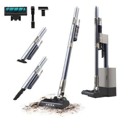 CECOTEC Aspirateur balai/&agrave; main  Scoba 2100 Station 210 W 20 kPa Bleu/Cuivre