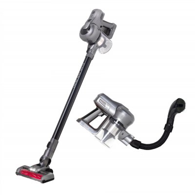 KITCHEN MOVE Aspirateur balai animaux knight noir aluminium 12kpa 