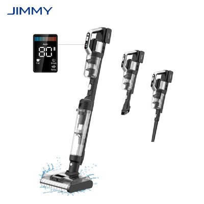 JIMMY Aspirateur balai laveur sans fil tout-en-un  pw11 400 w conception &agrave; plat &agrave; 180 &deg; 