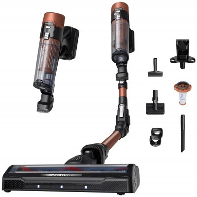 ROWENTA Aspirateur balai  sans fil X-Force Flex 10.80 Mod&egrave;le Animal RH7A73E0 Noir Orange