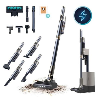 CECOTEC Aspirateur balai sans fil  Scoba 3000 Station 210W Base autovidage