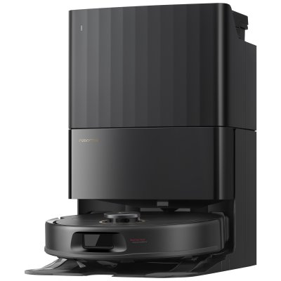 ROBOROCK Aspirateur robot et serpilli&egrave;re  Qrevo 5AE avec base autovidante, noir