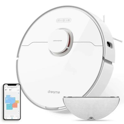 DREAME Aspirateur robot nettoyeur et laveur L10 Pro Blanc