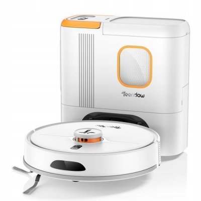 TEENDOW Aspirateur robot -  - D20S Max+ - 8000 Pa - Fonction lavage - Autonomie 180 min