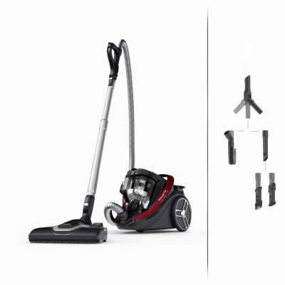Aspirateur sans sac 500w 59db rouge/noir - RO7933EA - ROWENTA