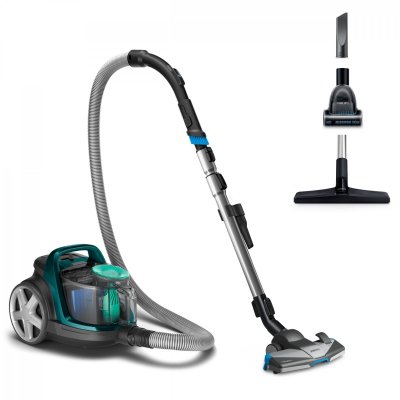 PHILIPS Aspirateur sans sac 76db vert  - powerpro active FC 9555/09